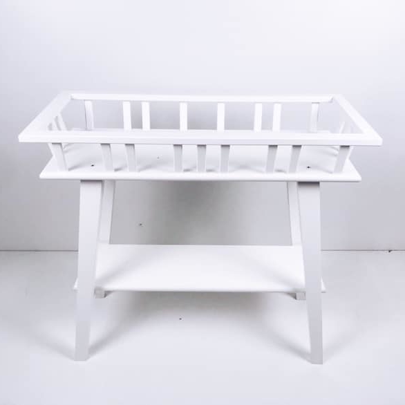 Підставка для квітів з полицею біла TB-823