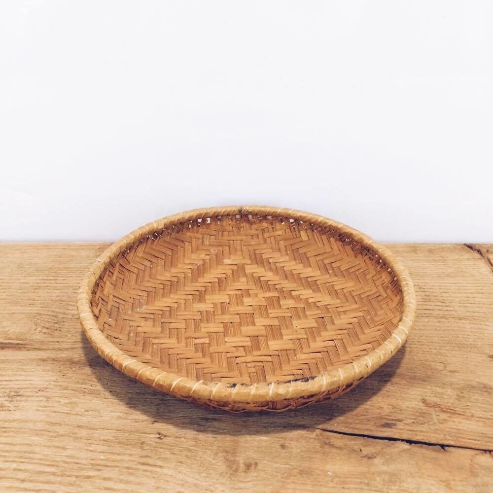 Кошик для фруктів круглий плетений BA-007