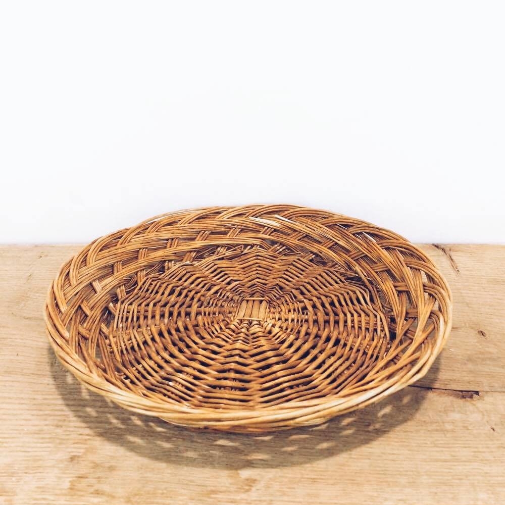 Кошик для фруктів круглий плетений BA-010