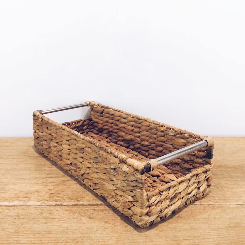 Кошик прямокутний з ручками банан BA-033