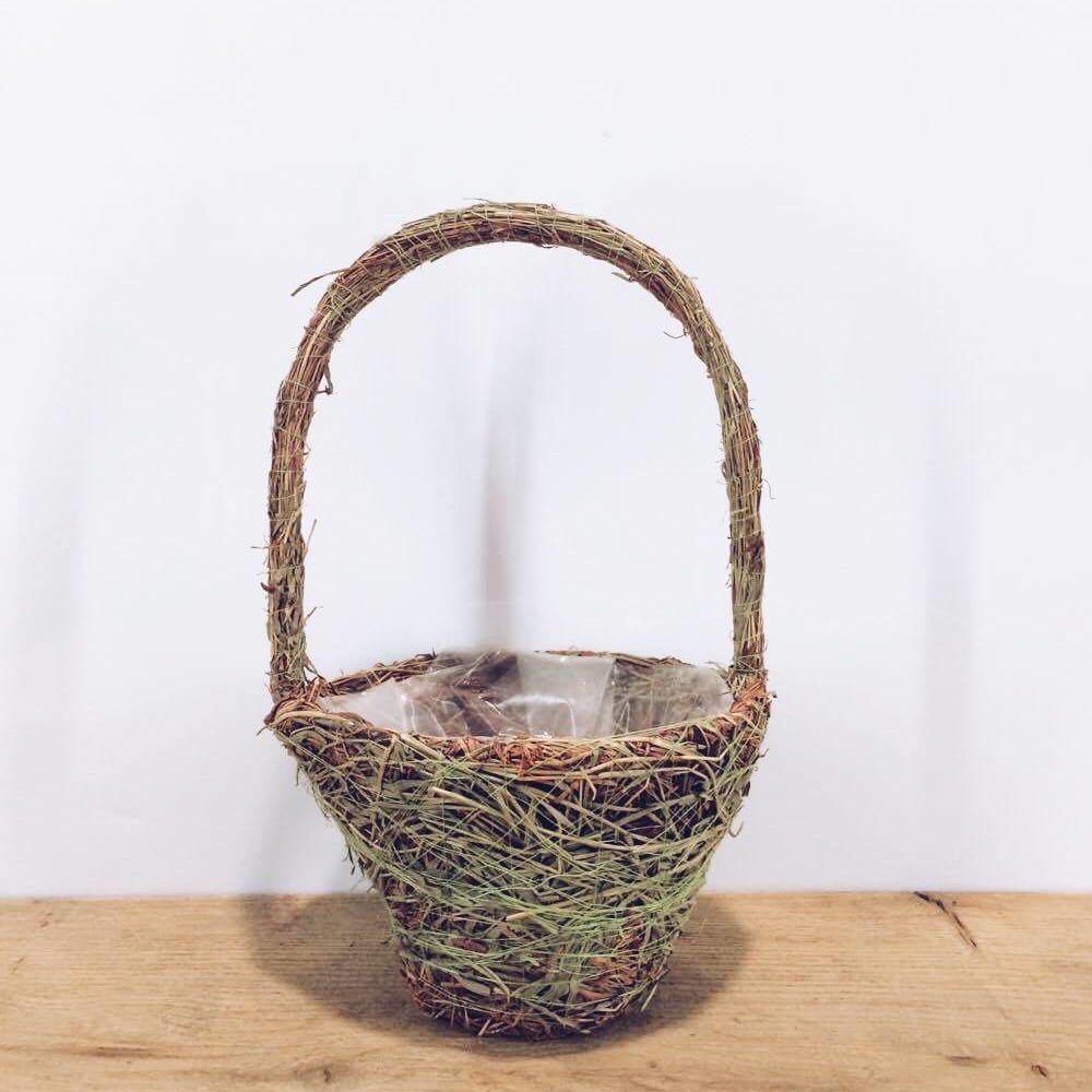 Кошик кашпо декоративний з ручкою BA-018