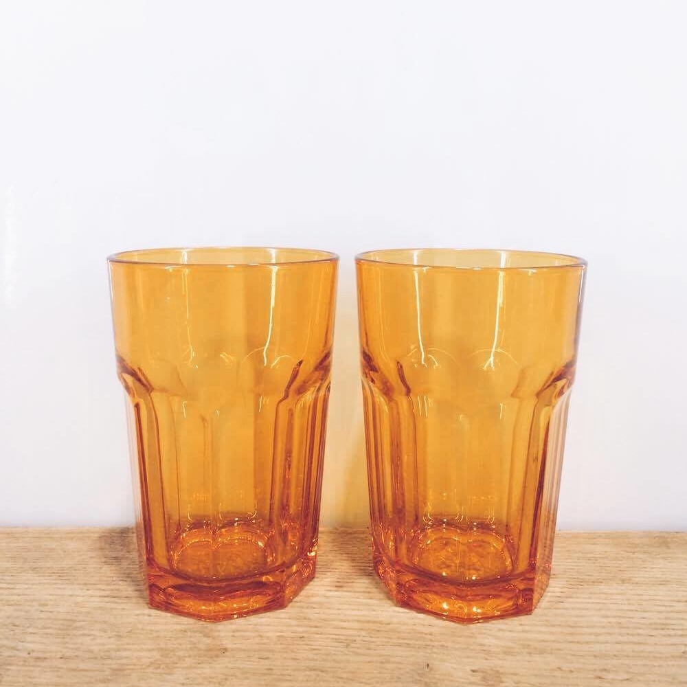 Склянка оранж скло GS-005