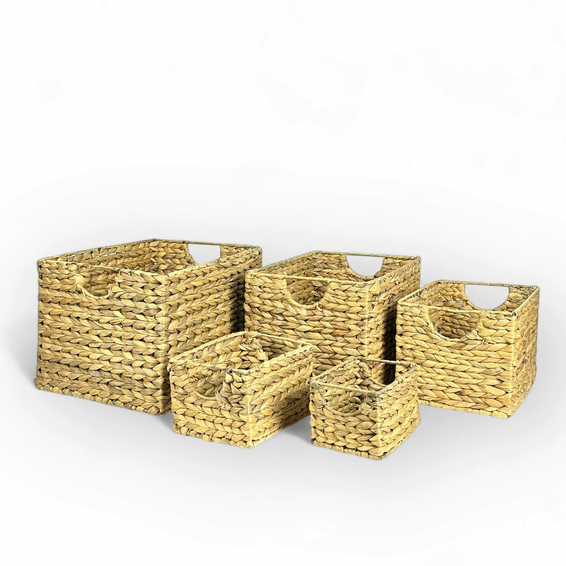 Кошик прямокутний з ручками банан BA-078