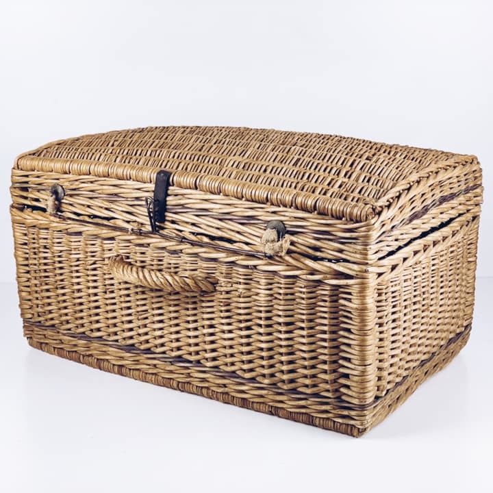 Валіза вінтаж плетена лоза BA-099