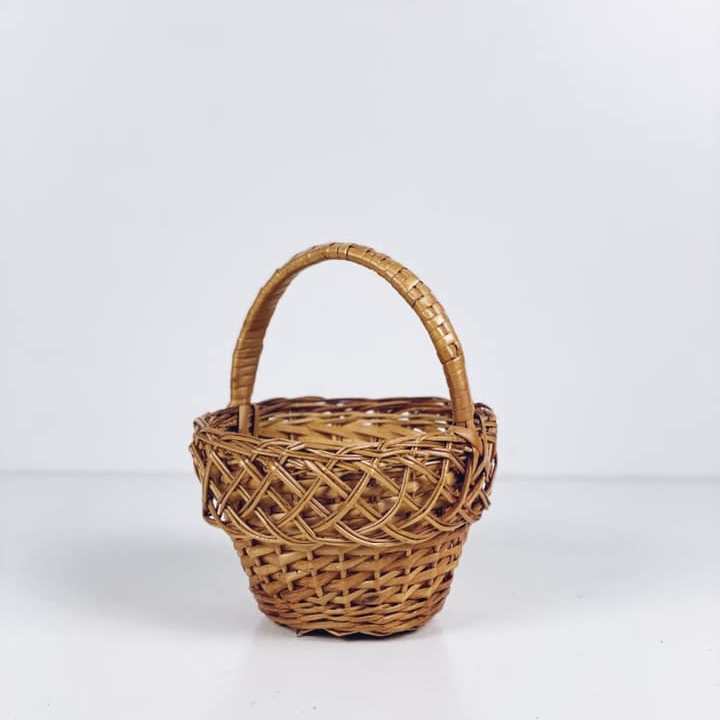 Кошик малий плетений лоза BA-109