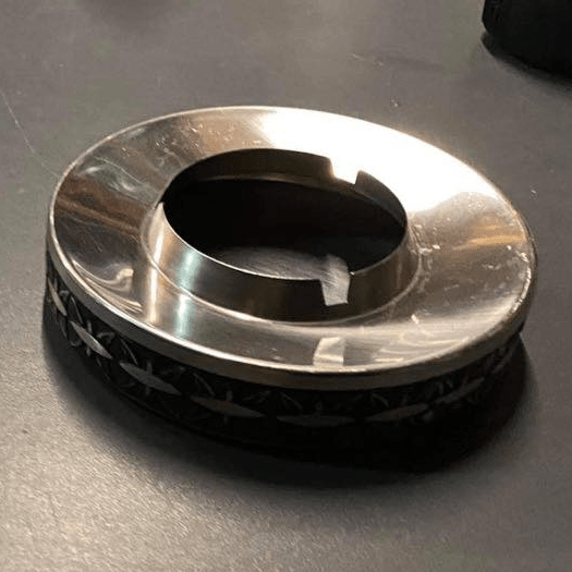 Попільничка кругла нерж сталь