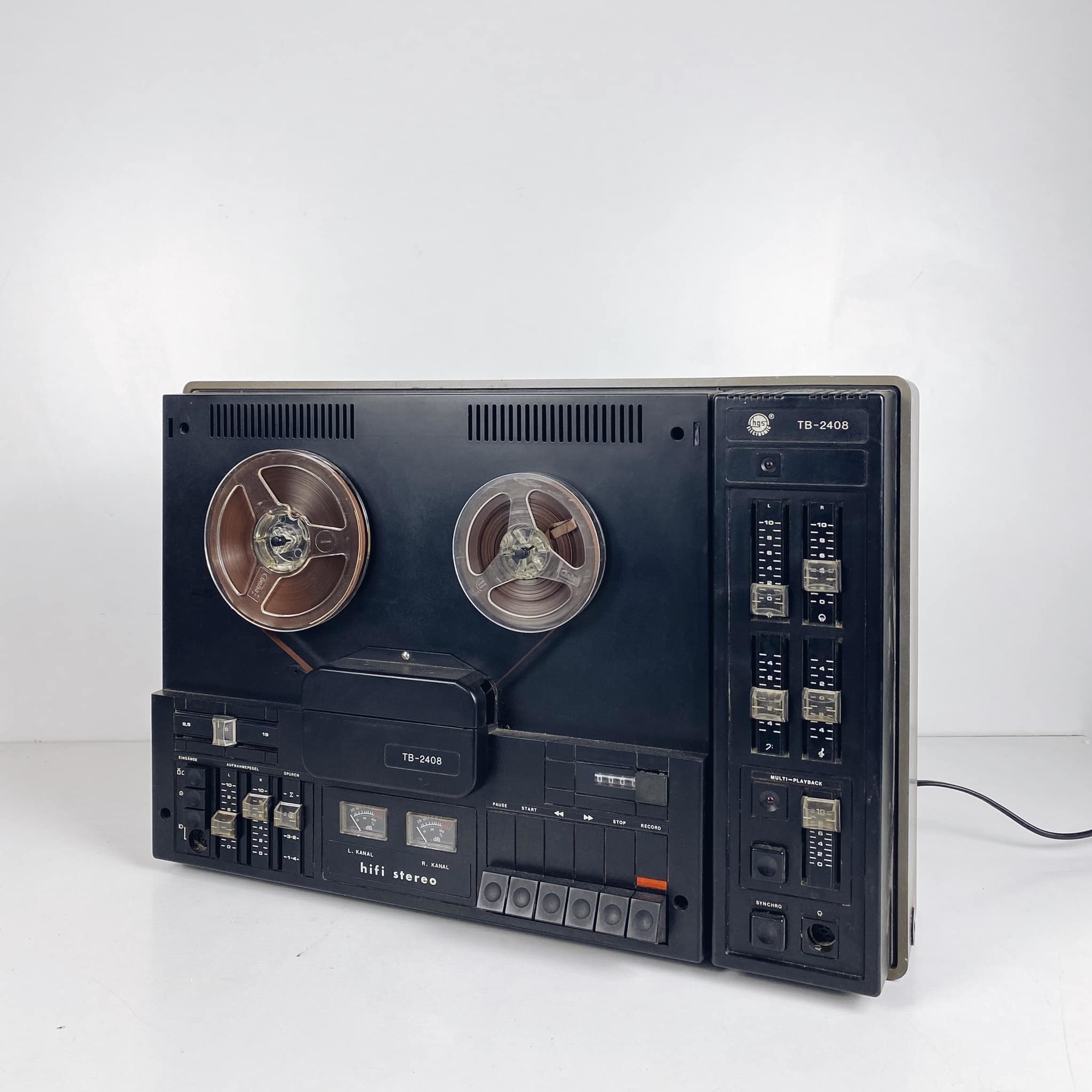 Магнітофон бобінний вінтаж HGS ELECTRONIC TB-2408 HiFi Stereo AU-044