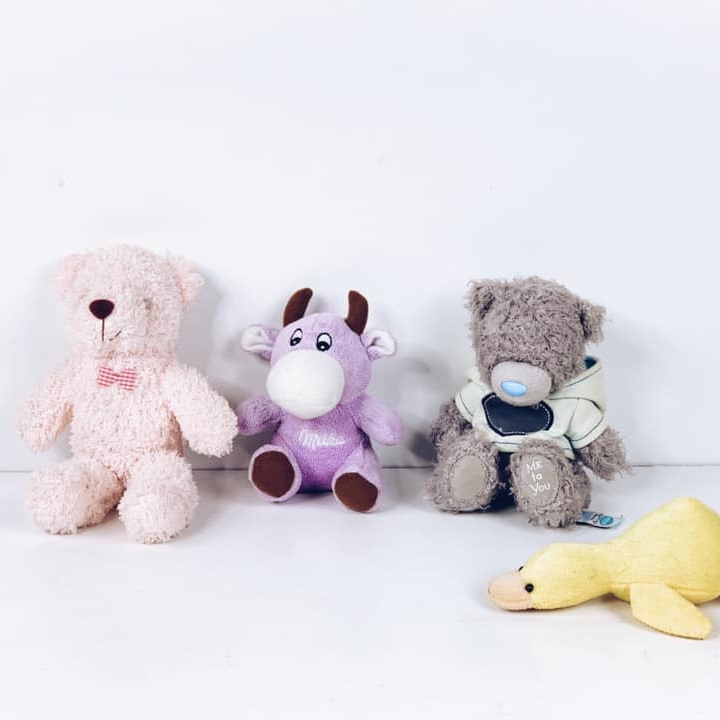 М'яка іграшка Ведмідь/Корова/Качка мала