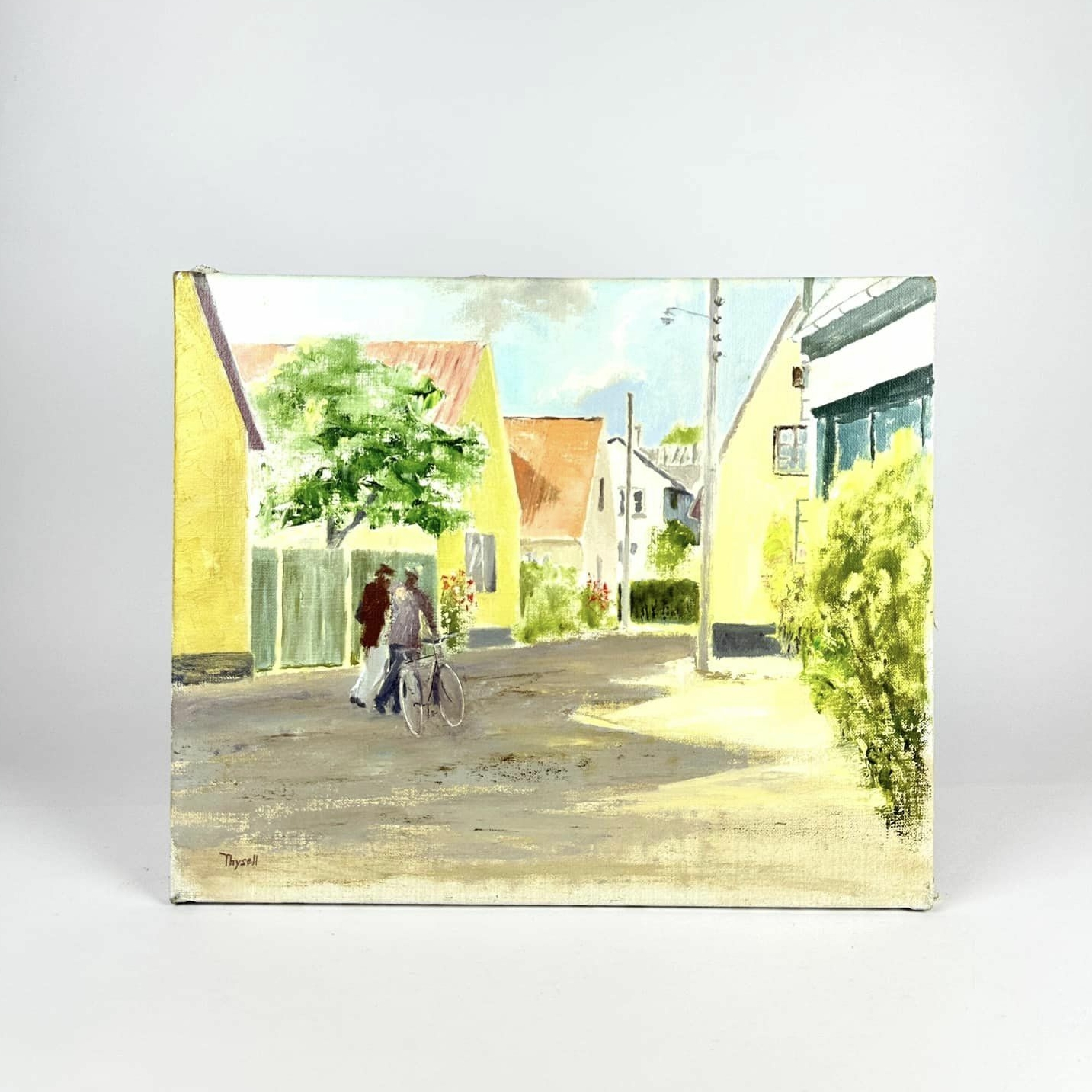 Живопис на підрамнику Вуличка провінційного міста AR-492