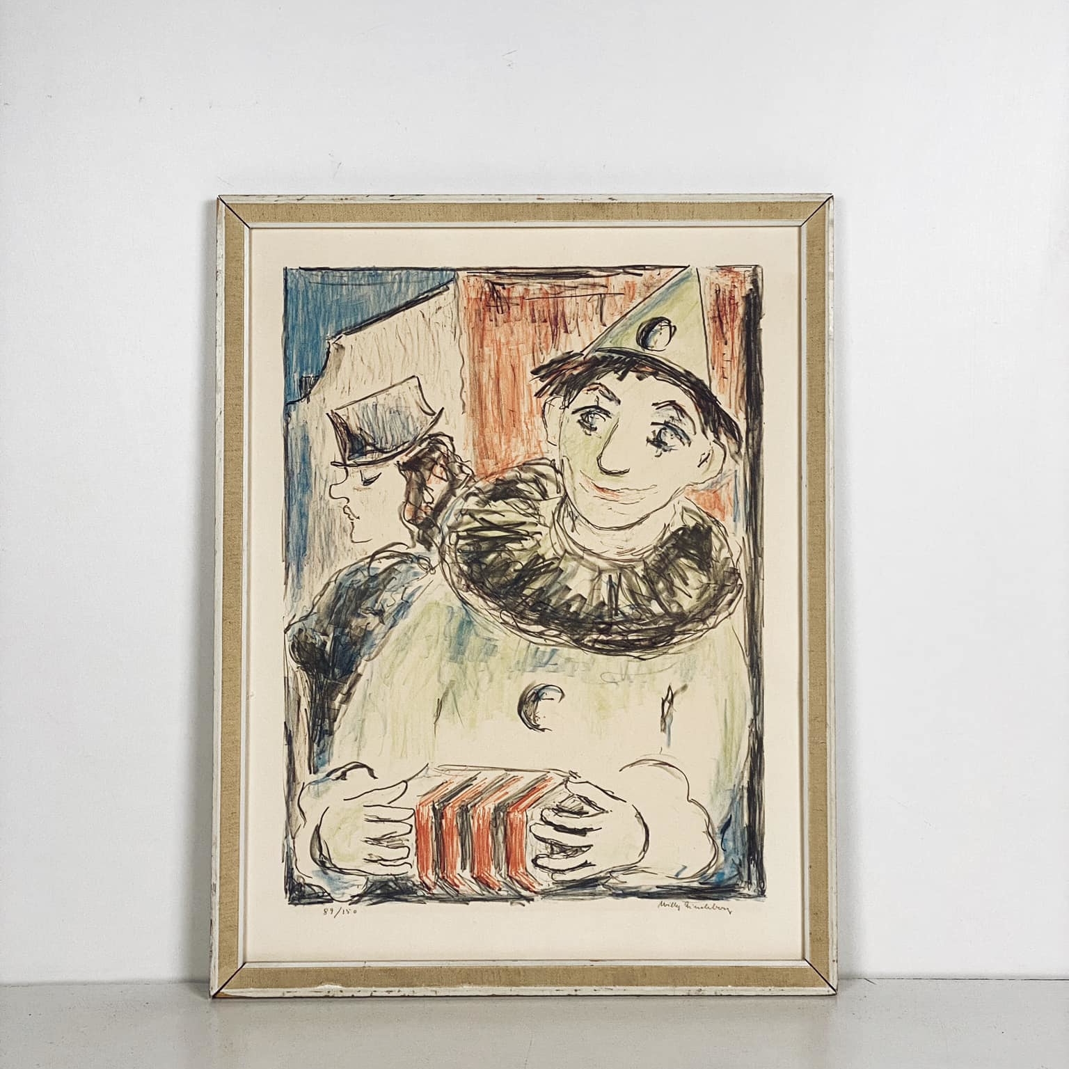 Малюнок П'єро, що грає на коцертині AR-493