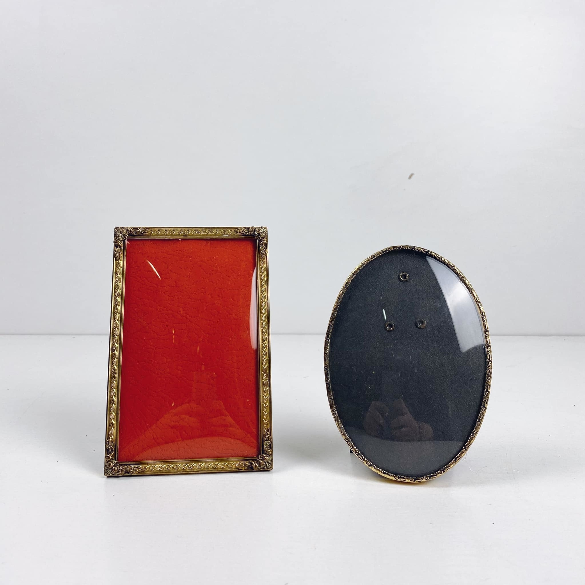 Рамка прямокутна/овальна бронза вінтаж AR-504