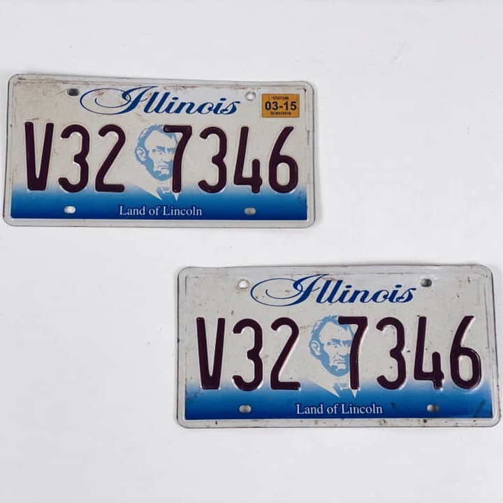 Автомобільний номер американський 1