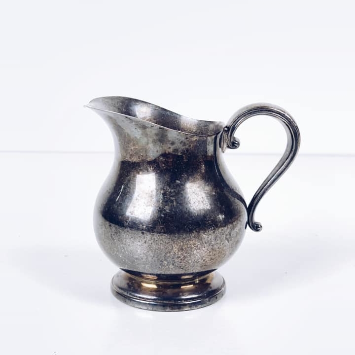 Молочник вінтаж ст-срібло JU-068