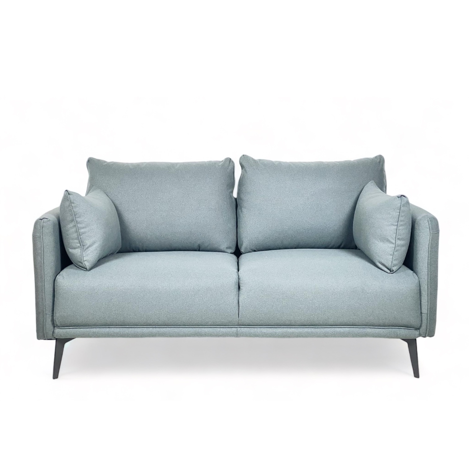 Диван 2-місний сіро-блакитний SF2-019