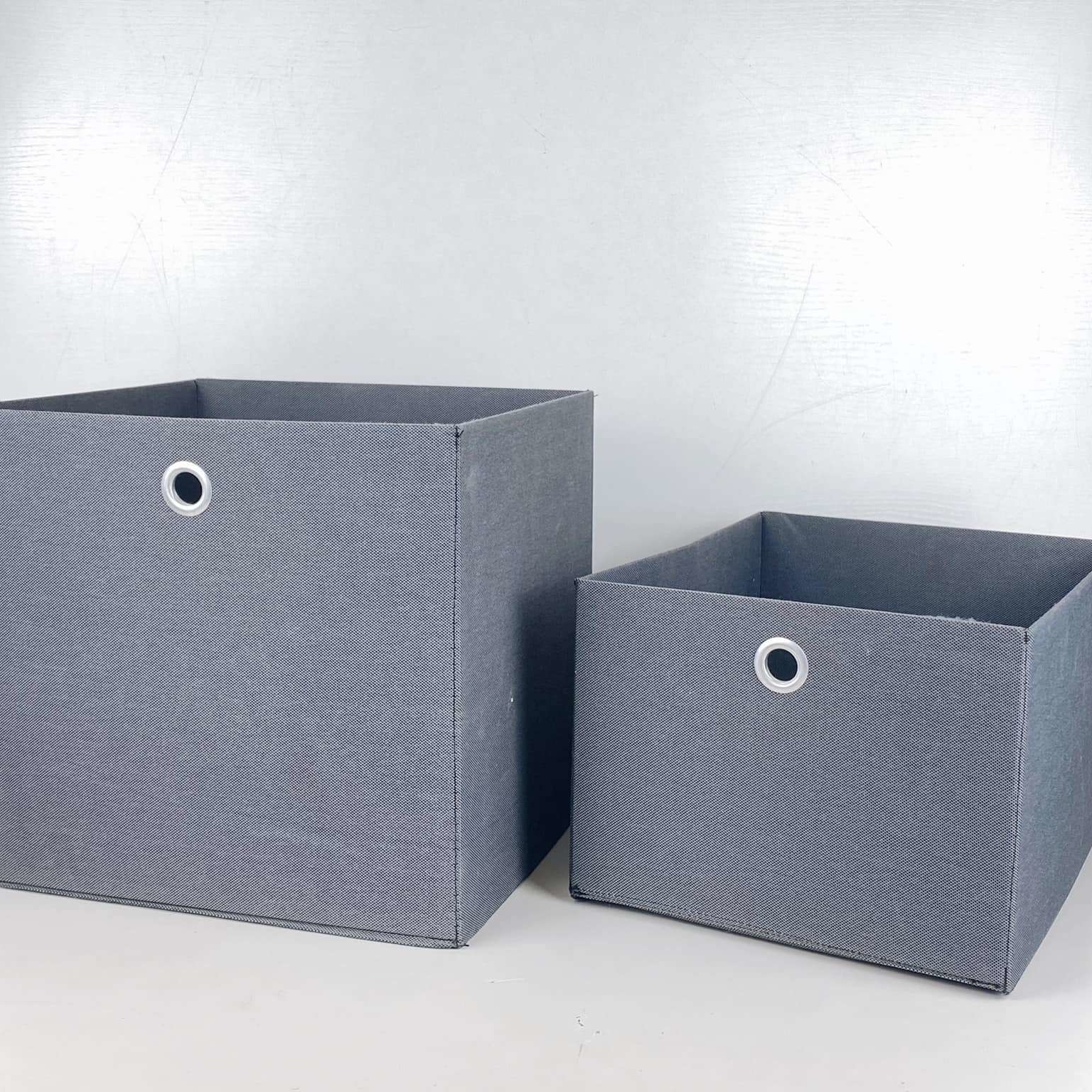 Кошик для зберігання текстиль сірий BA-117