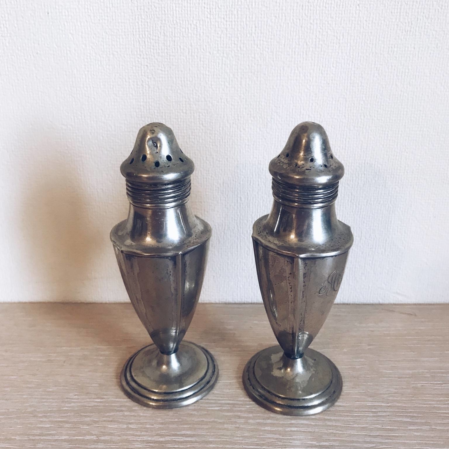 Ємність для солі/перцю сріблення вінтаж SA-015