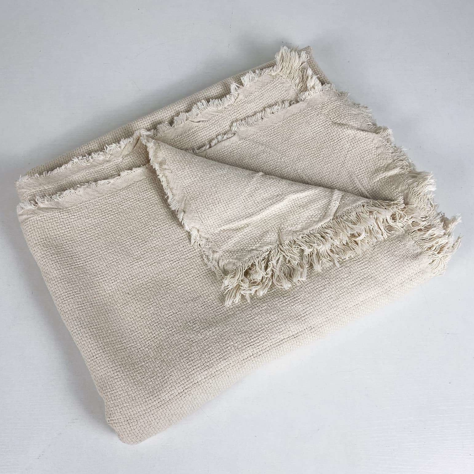 Плед тонкий молочний WR-093