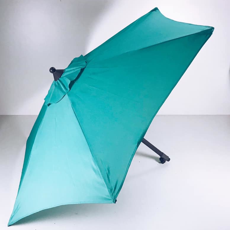 Парасоль від сонця бірюзовий великий UM-006
