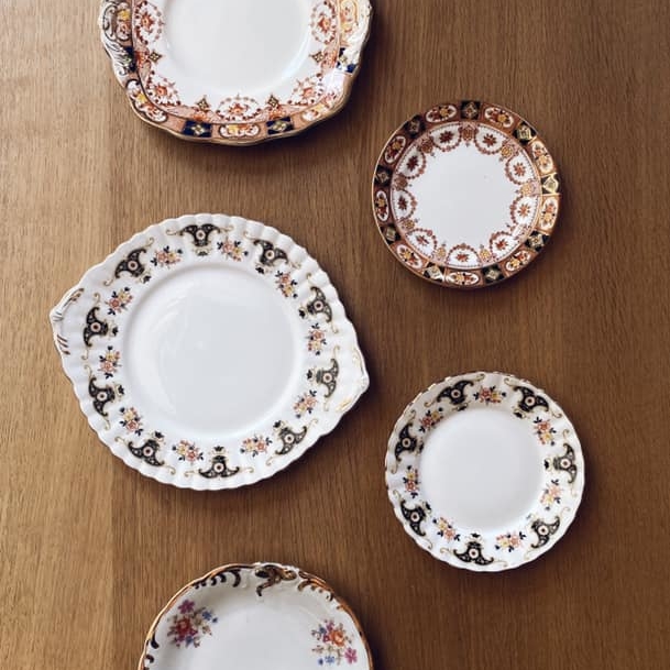 Тарілка Класика 16-23 порцеляна вінтаж PP-021