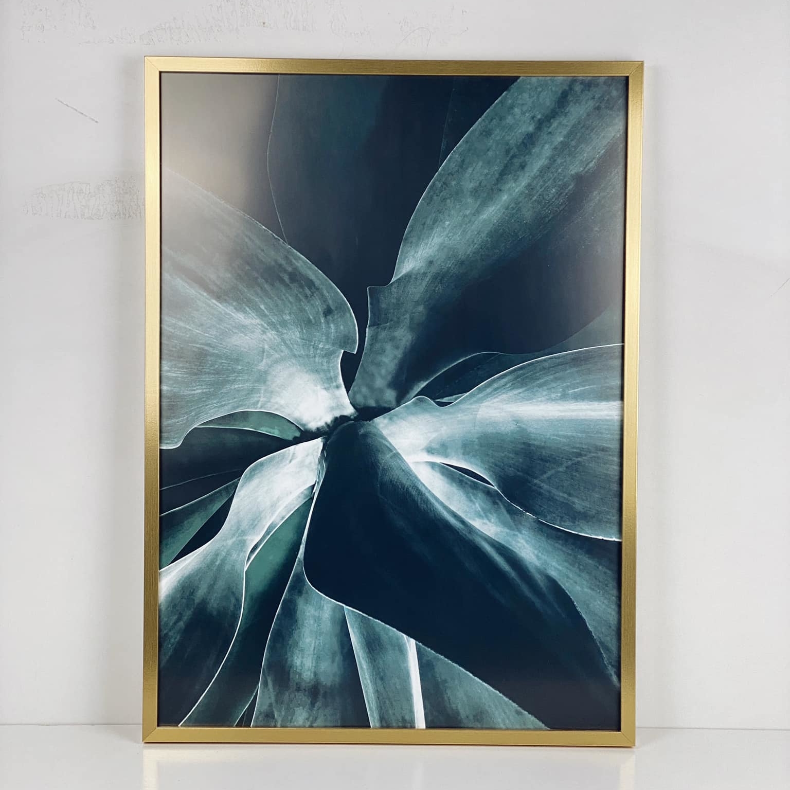 Фотопостер Макро 1 в золотій рамі AR-588