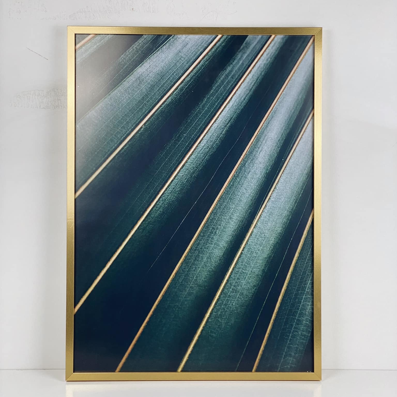 Фотопостер Макро 2 в золотій рамі AR-589