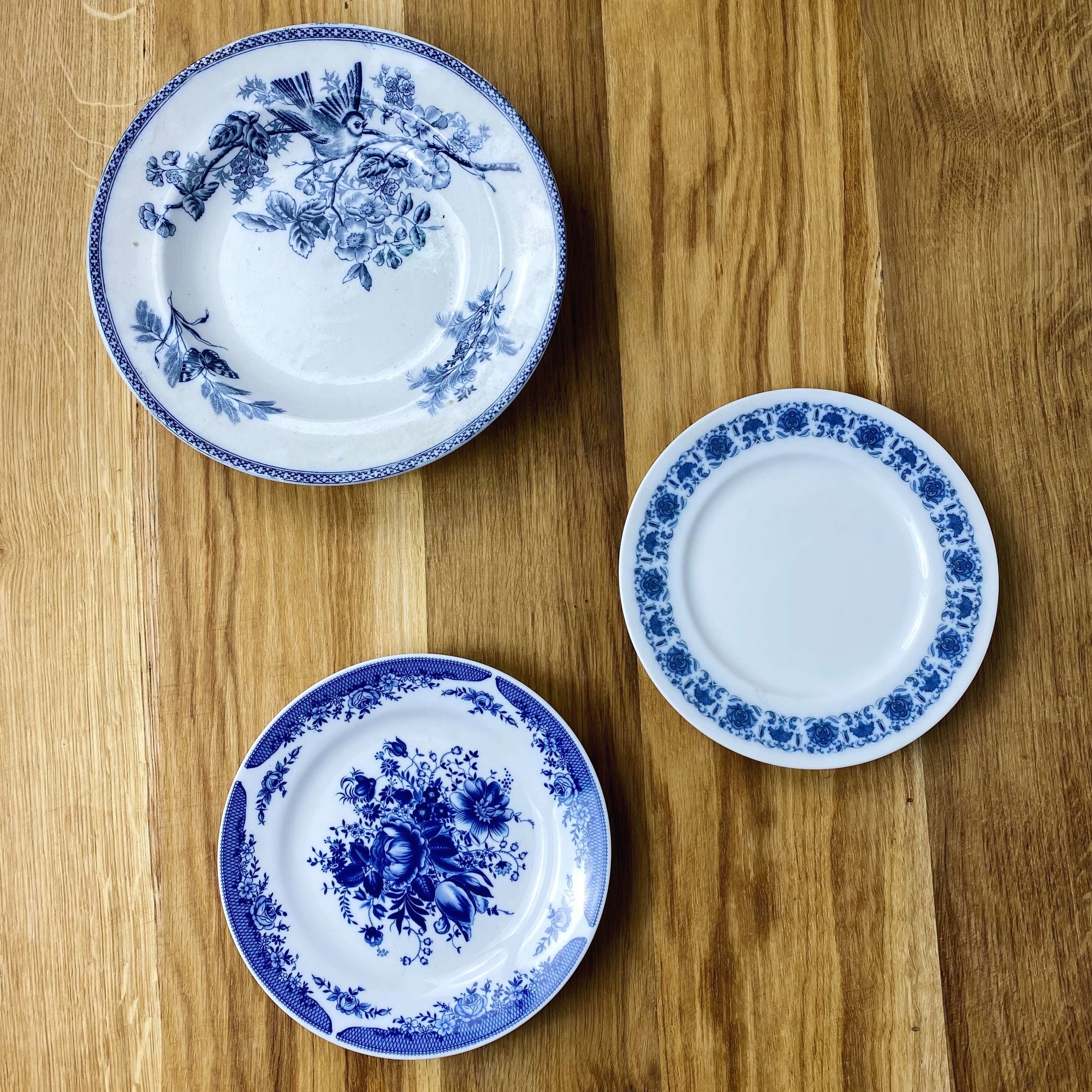 Тарілка Синій мотив 19-24 порцеляна вінтаж PP-024