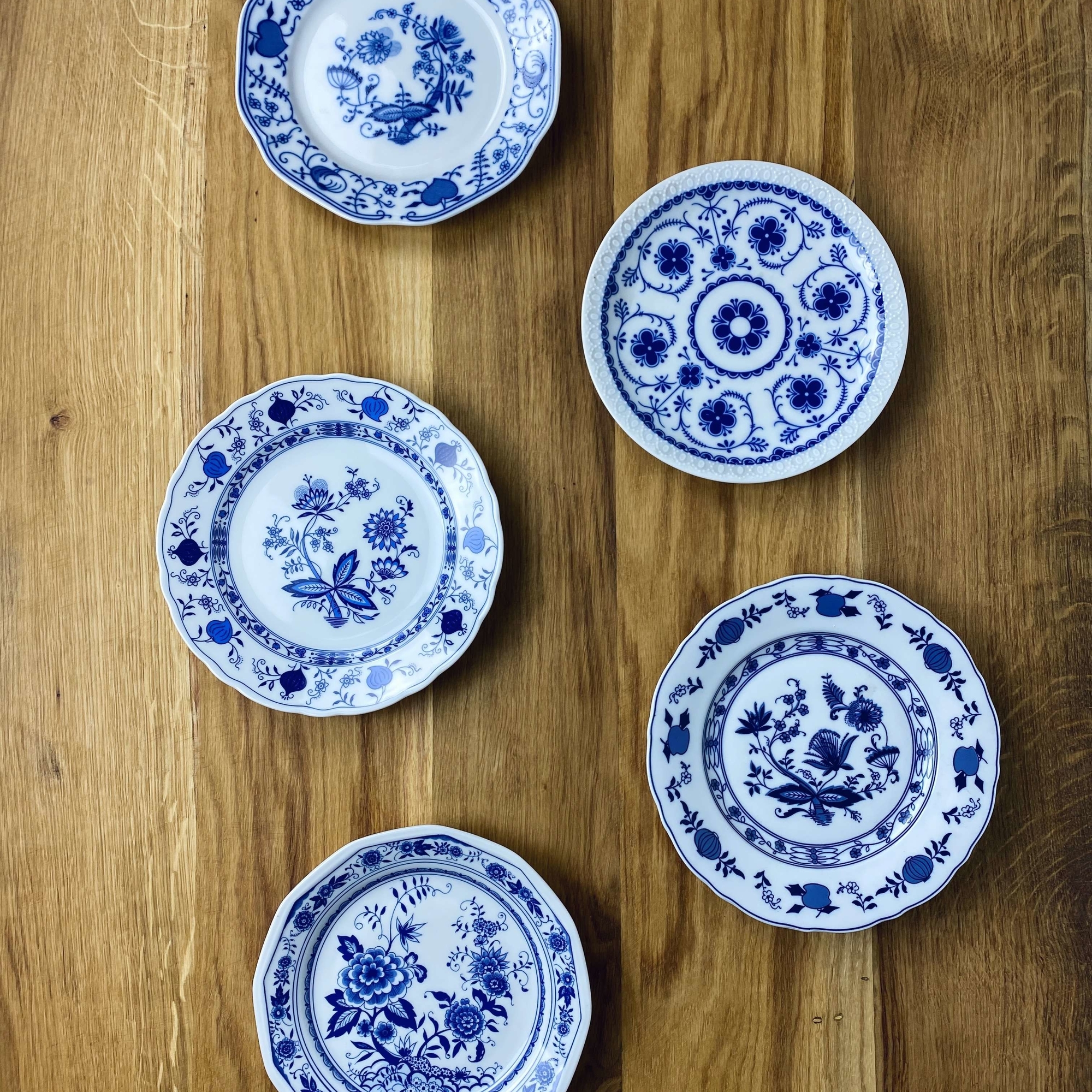 Тарілка Синій мотив 18,5-20 порцеляна вінтаж PP-029