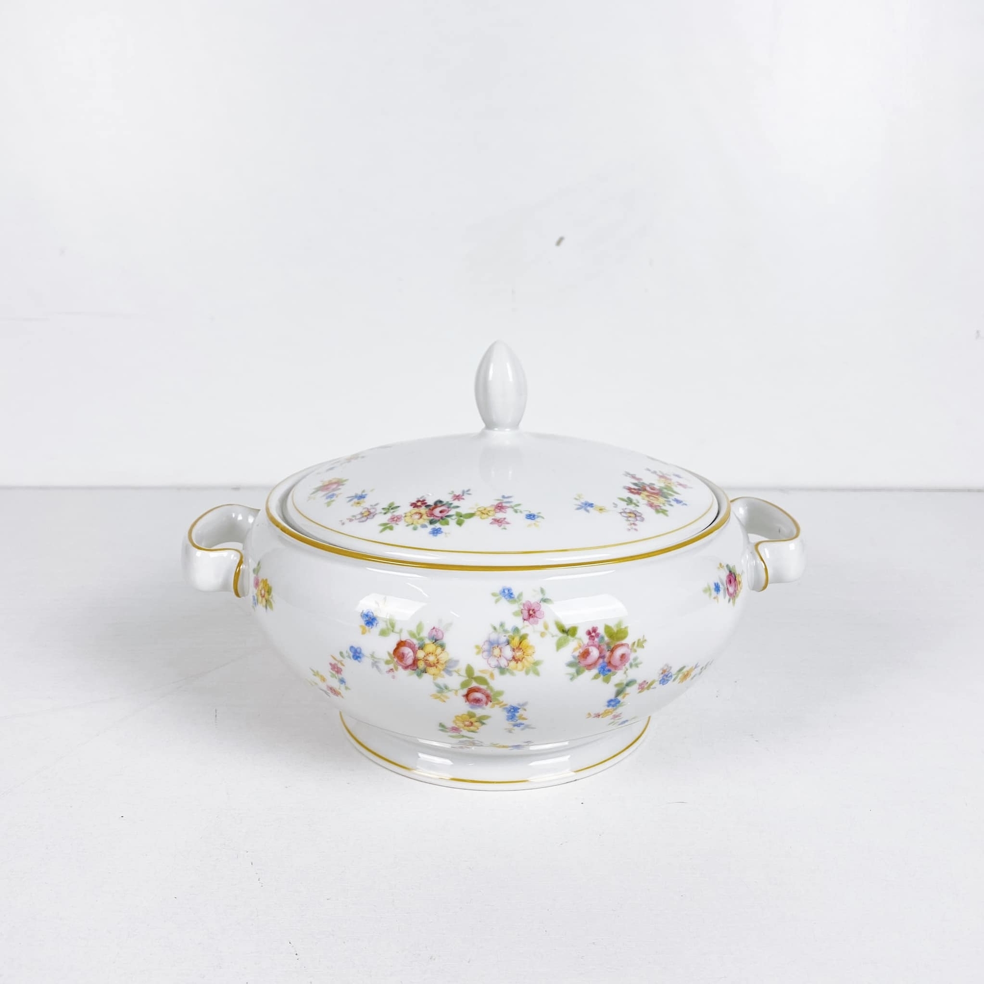 Супниця Квіти порцеляна вінтаж SA-018