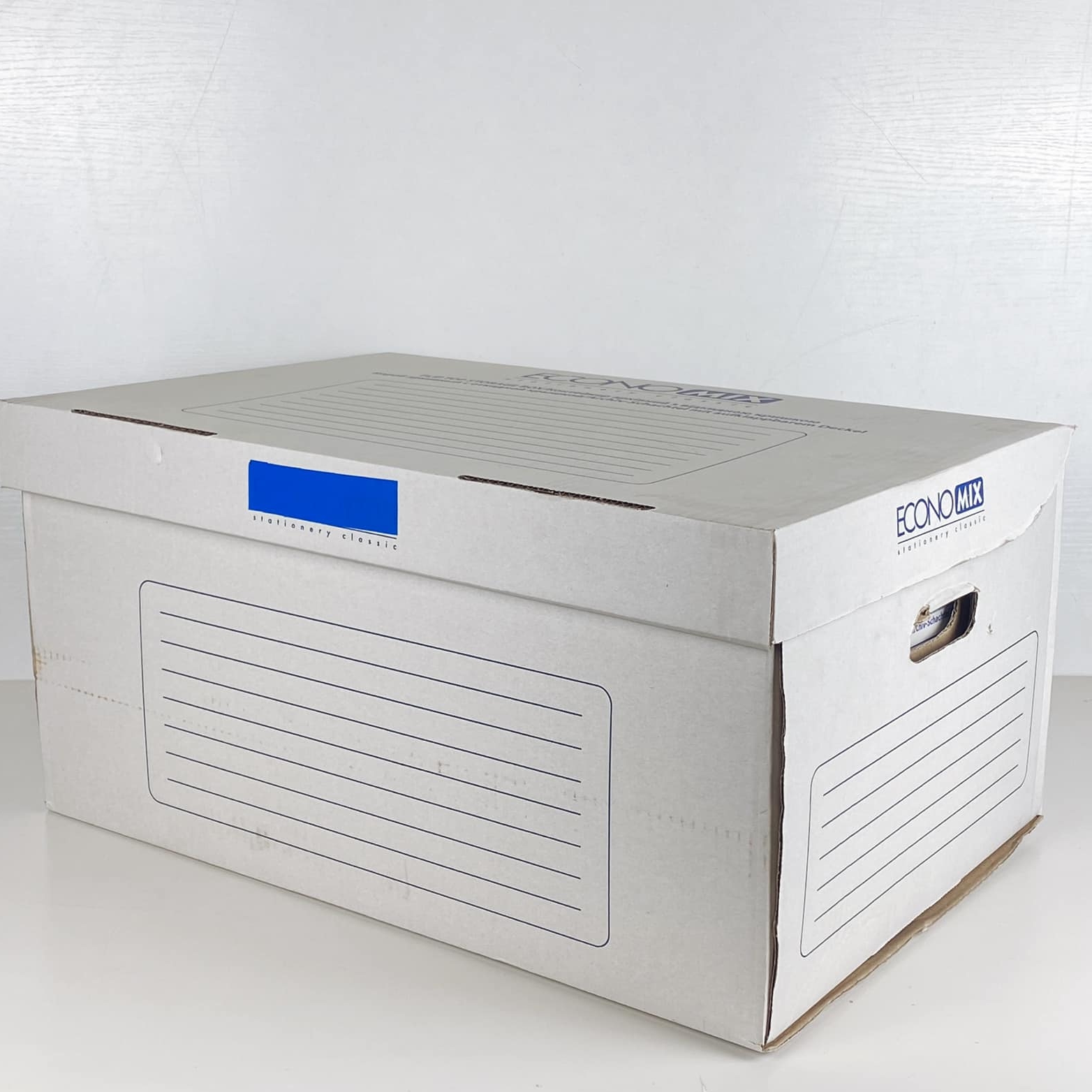 Коробка велика архівна картон