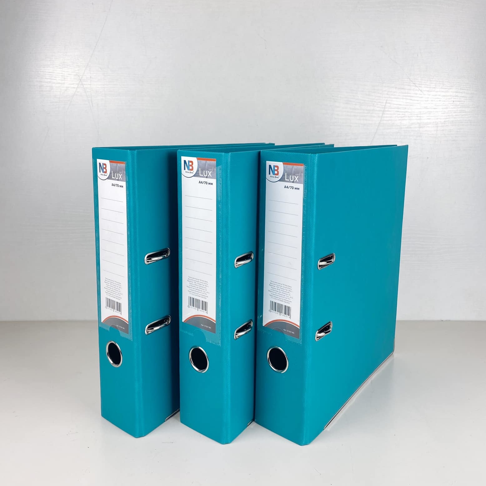 Папка-реєстратор бірюзова