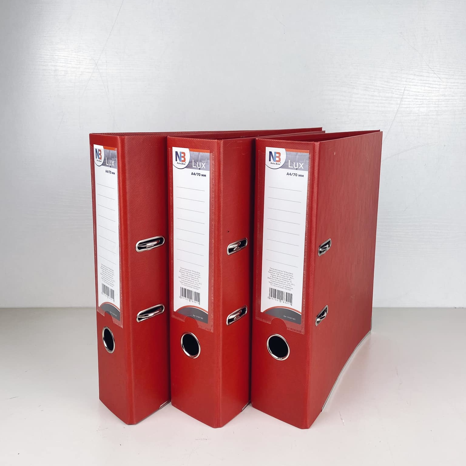 Папка-реєстратор червона