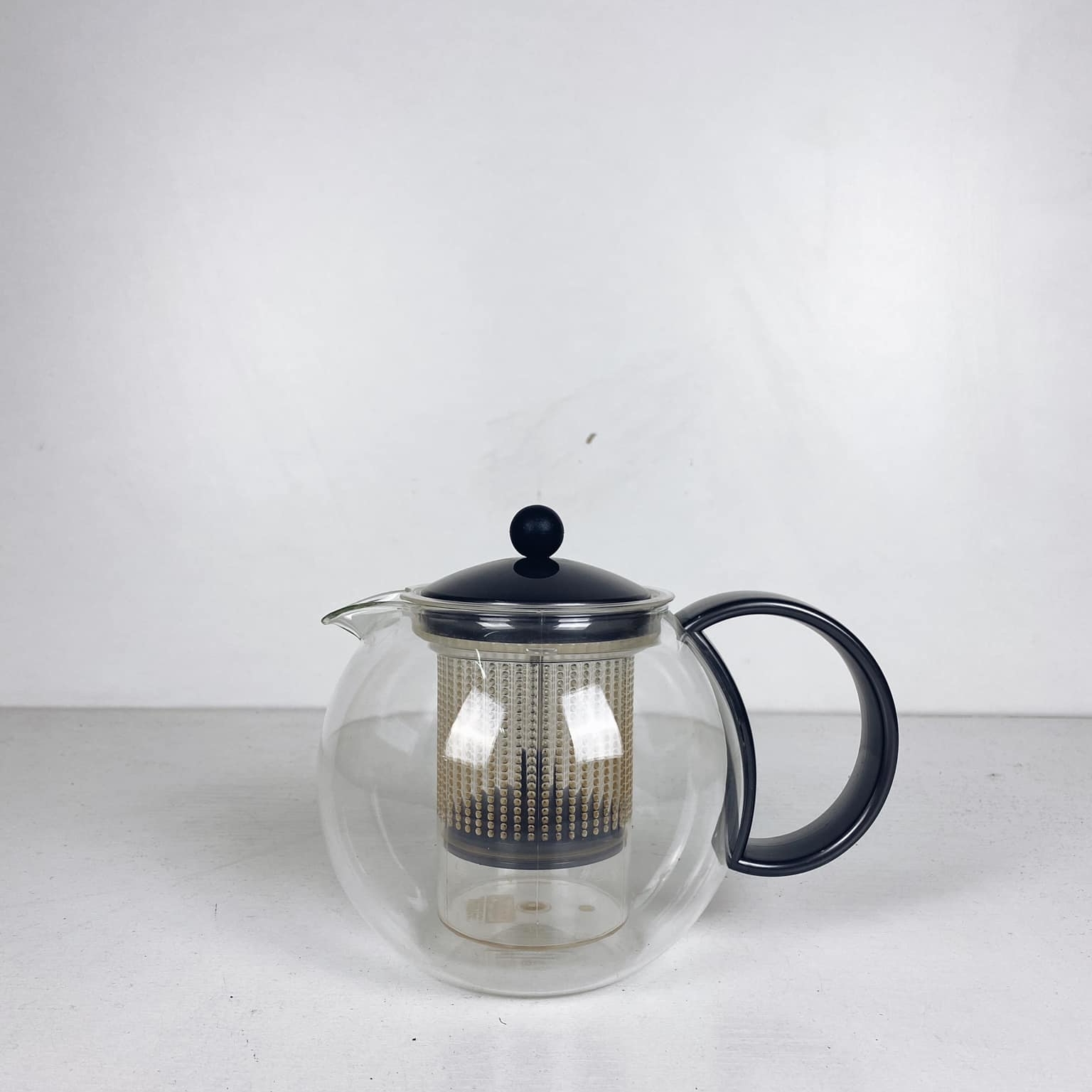 Чайник-заварник скло/метал TE-090