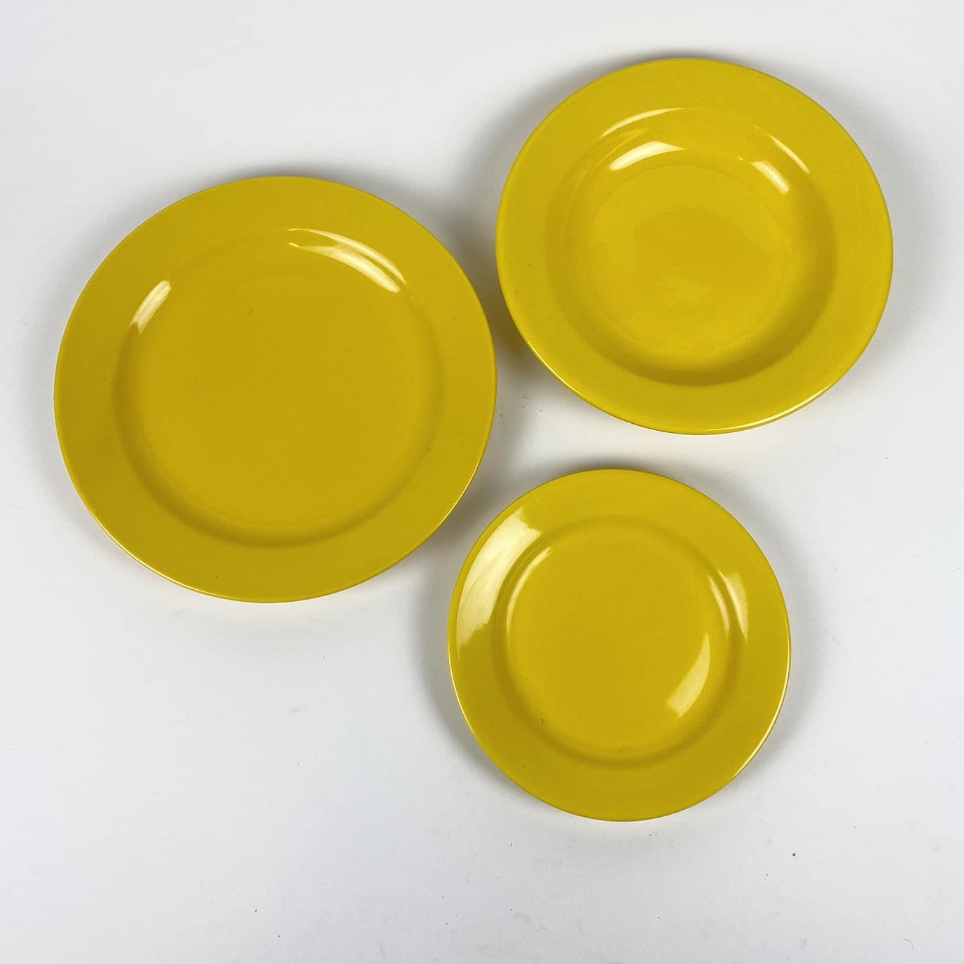 Тарілка обідня/супова жовта кераміка PP-056