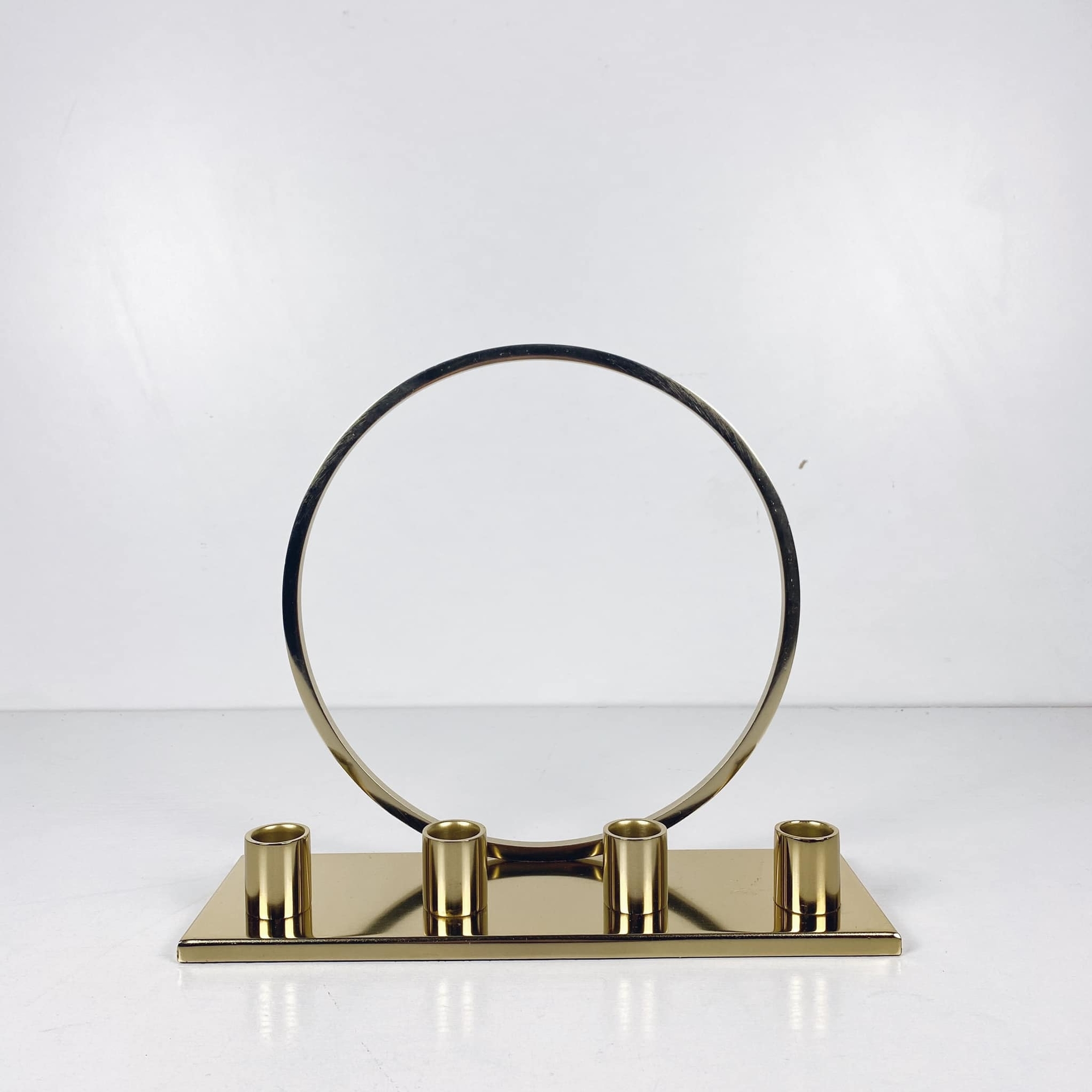 Підсвічник на 4 свічки метал золото CA-138