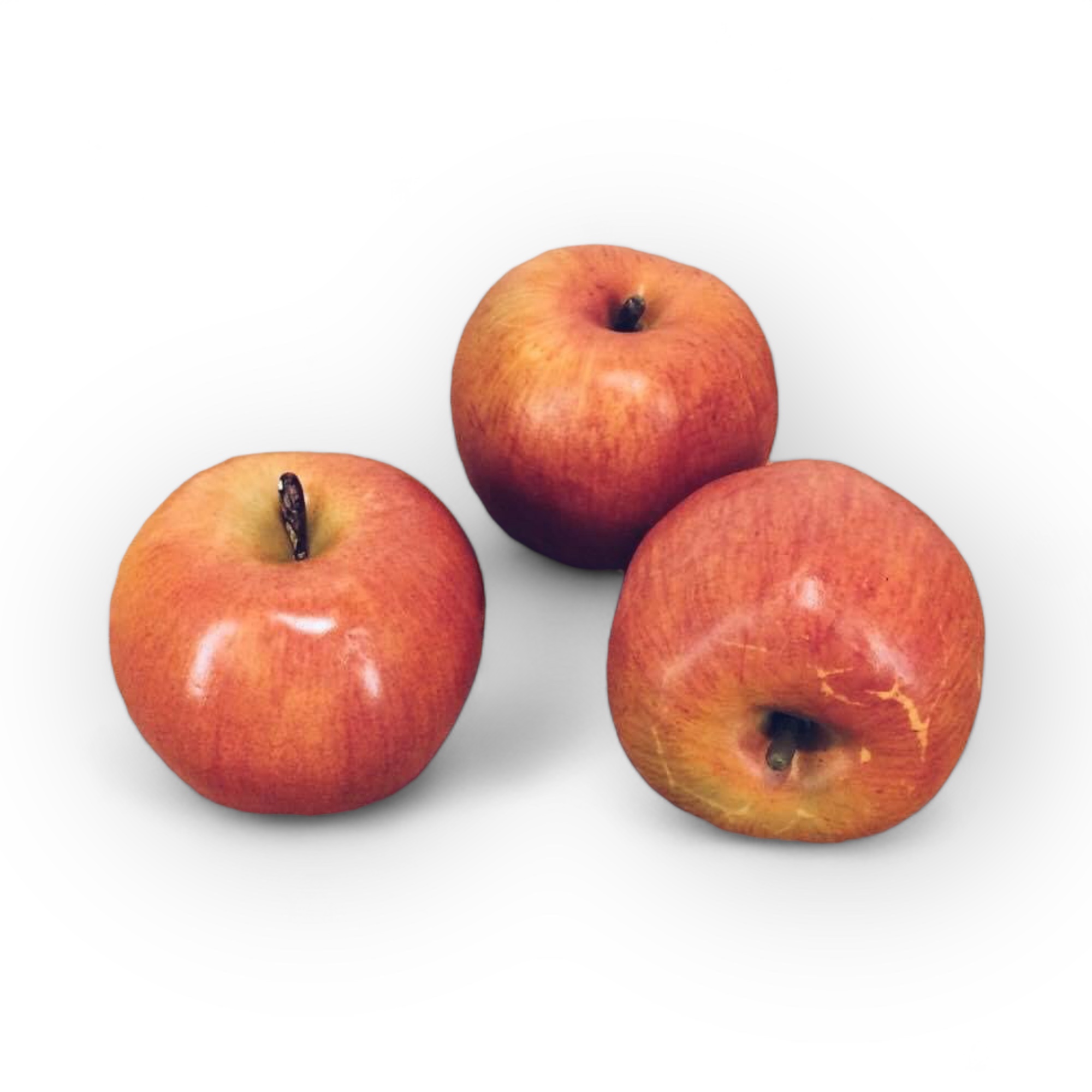 Яблуко оранжево-червоне муляж MF-018