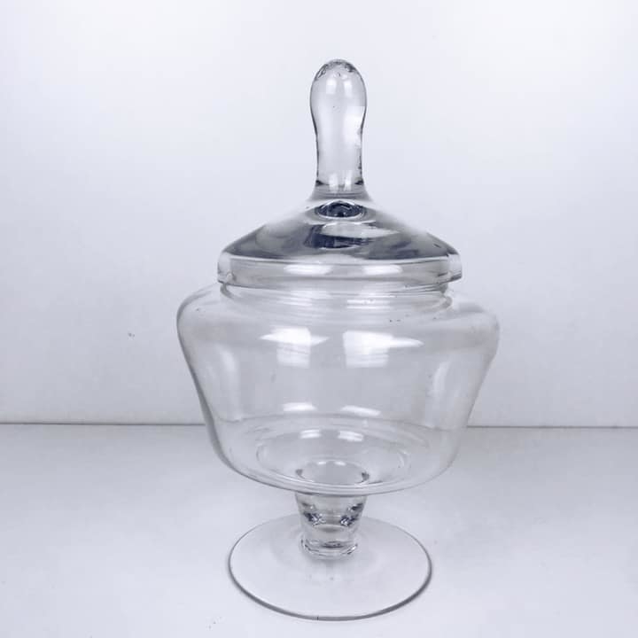 Бонбонь'єрка з кришкою скло FP-016