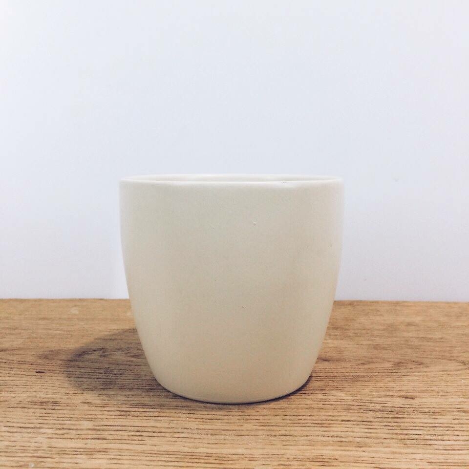 Кашпо біле кераміка