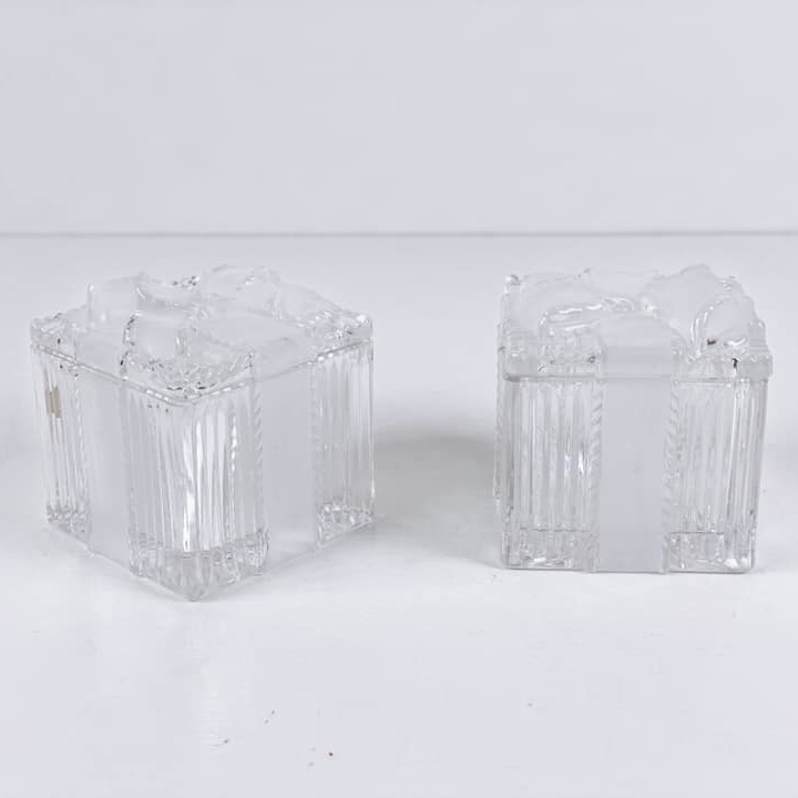 Шкатулка квадратна скло BX-052