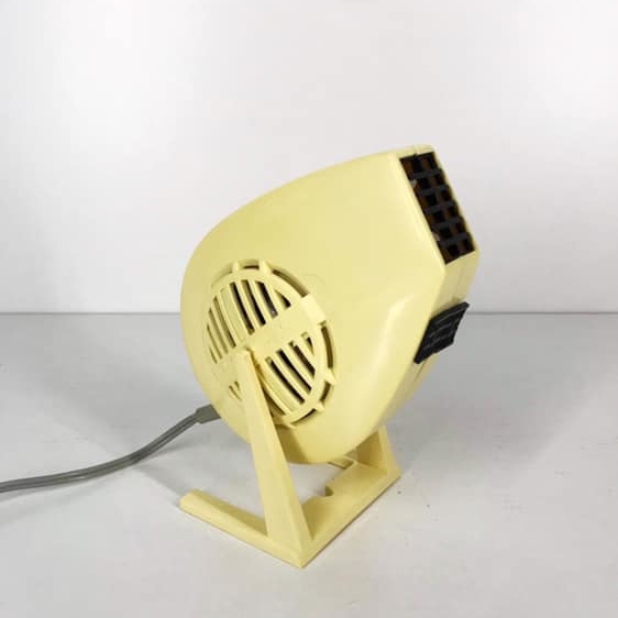 Фен настільний жовтий вінтаж 2
