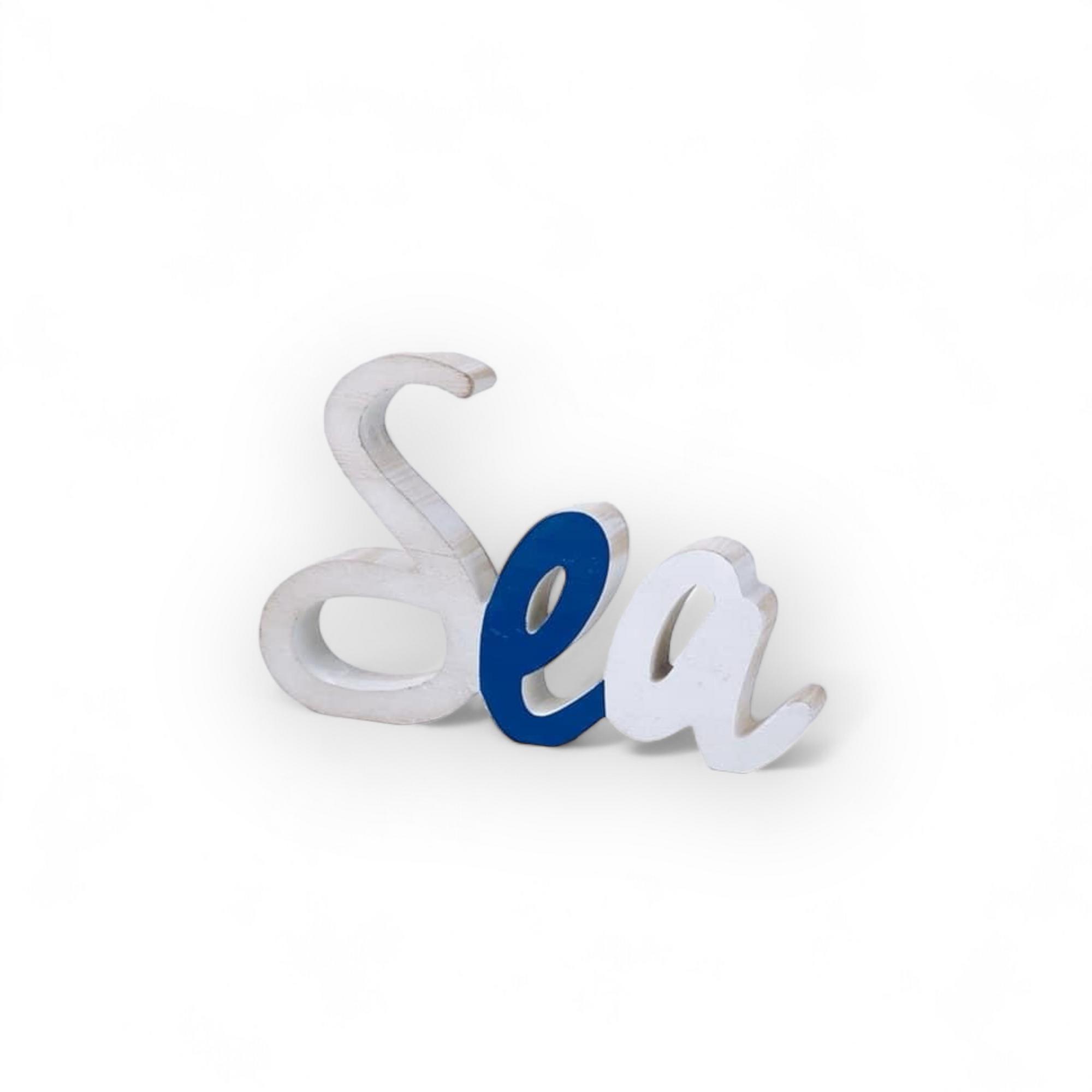 Декор слово Sea дерево DE-356