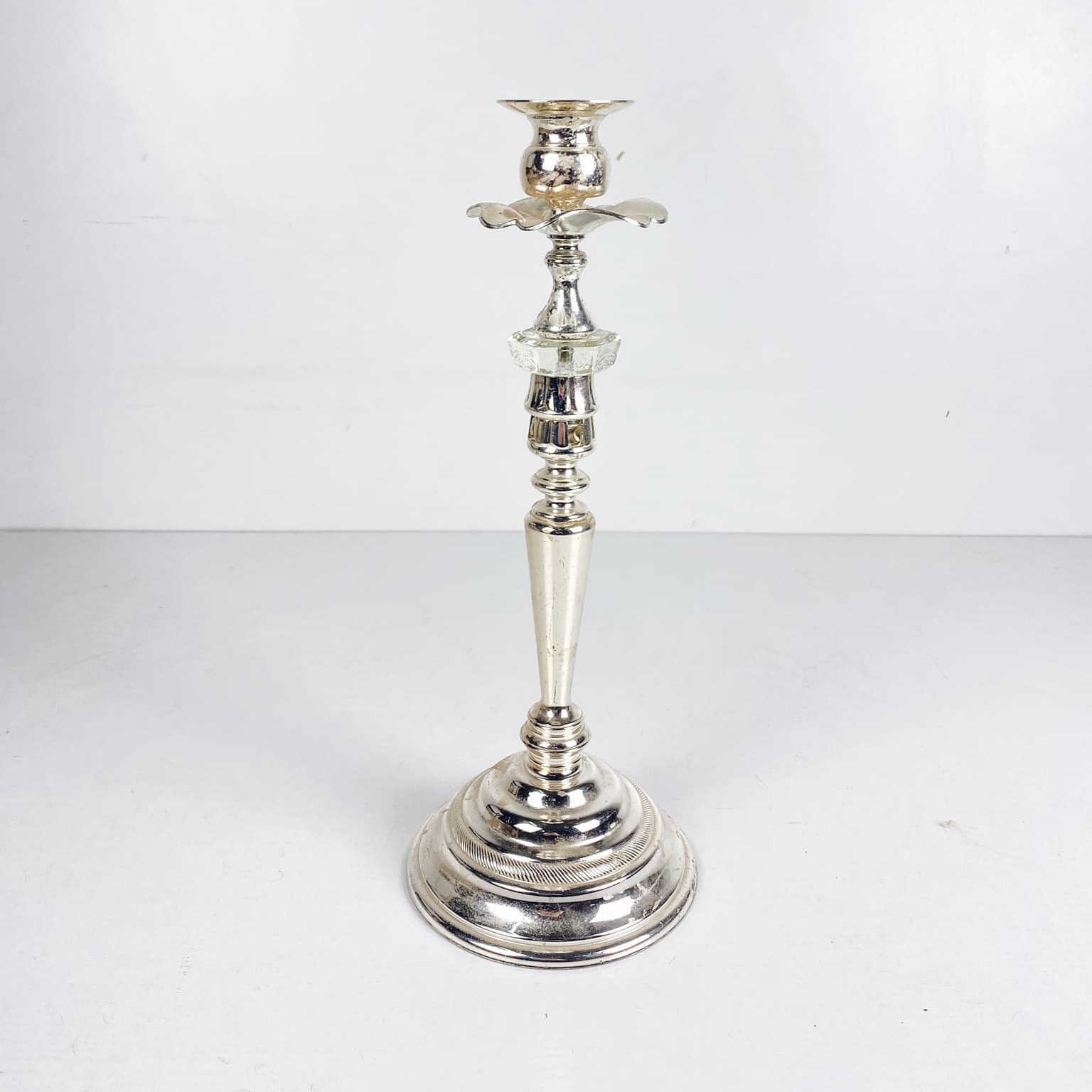 Підсвічник фігурний на 1 свічку сріблення вінтаж CA-144