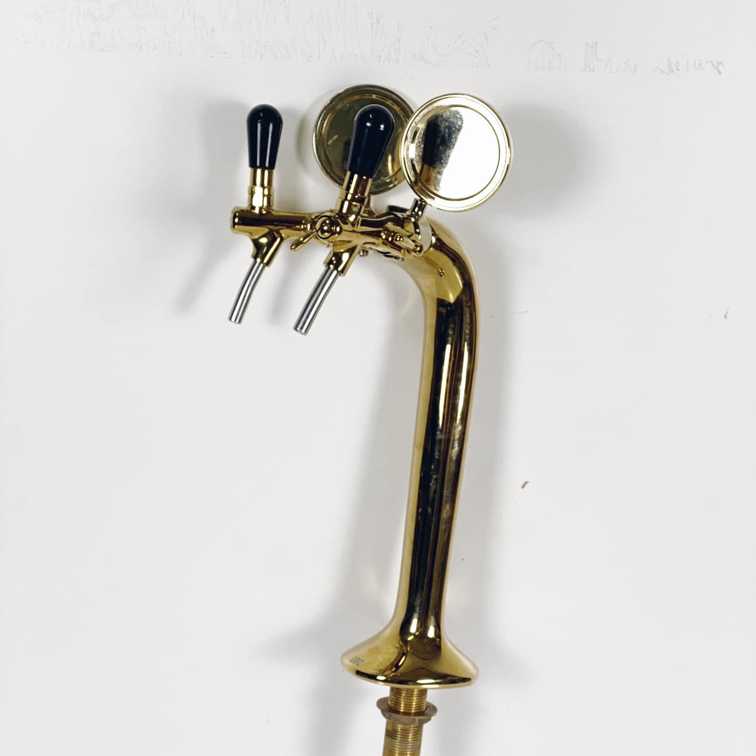 Пивна башта на 2 крани золото BB-038