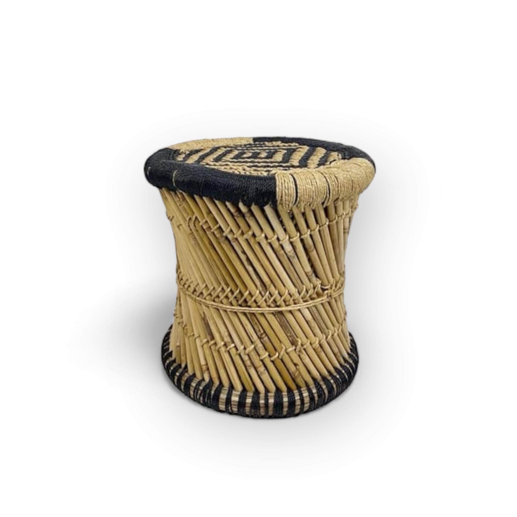 Стілець пуф плетений, бамбук CH-126