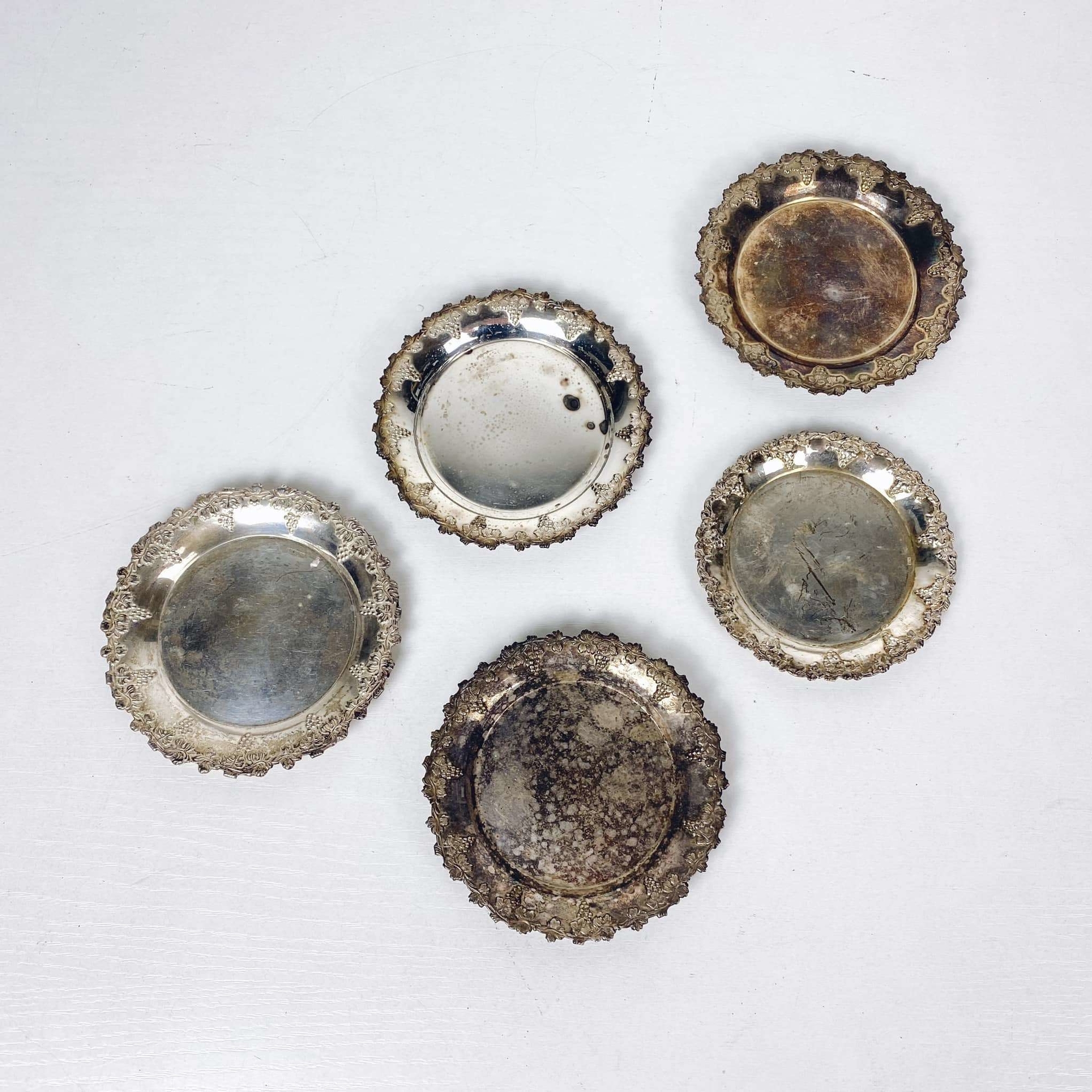 Тарілочка мала сріблення вінтаж в асортименті