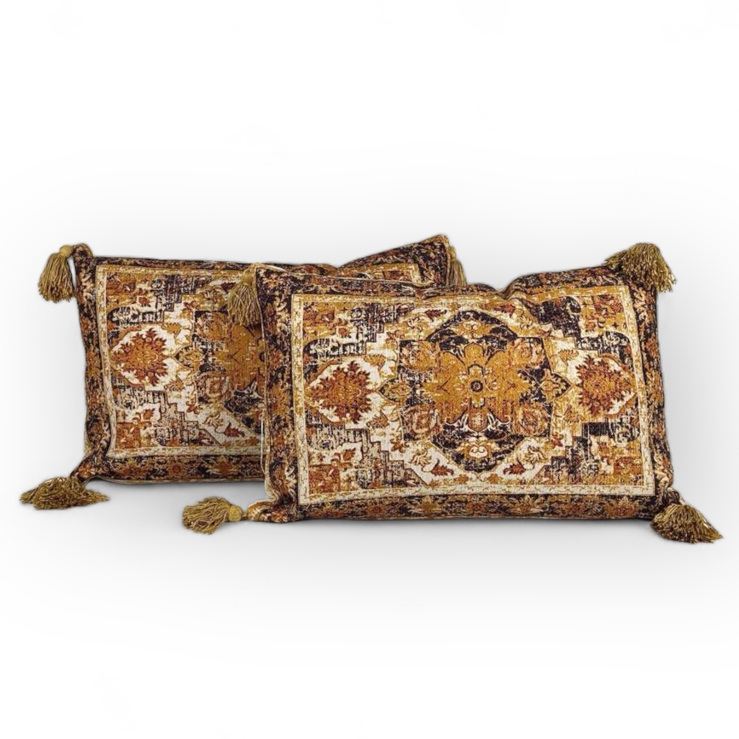 Подушка декоративна прямокутна східні візерунки PW-357