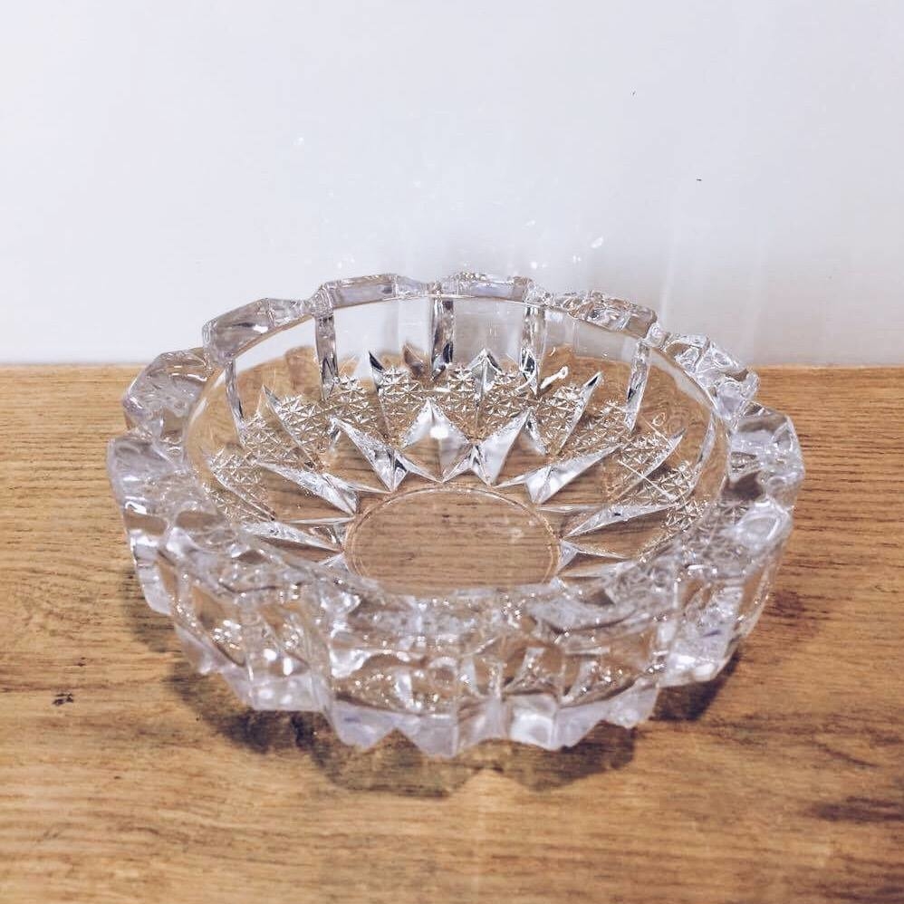 Попільничка кругла кришталь