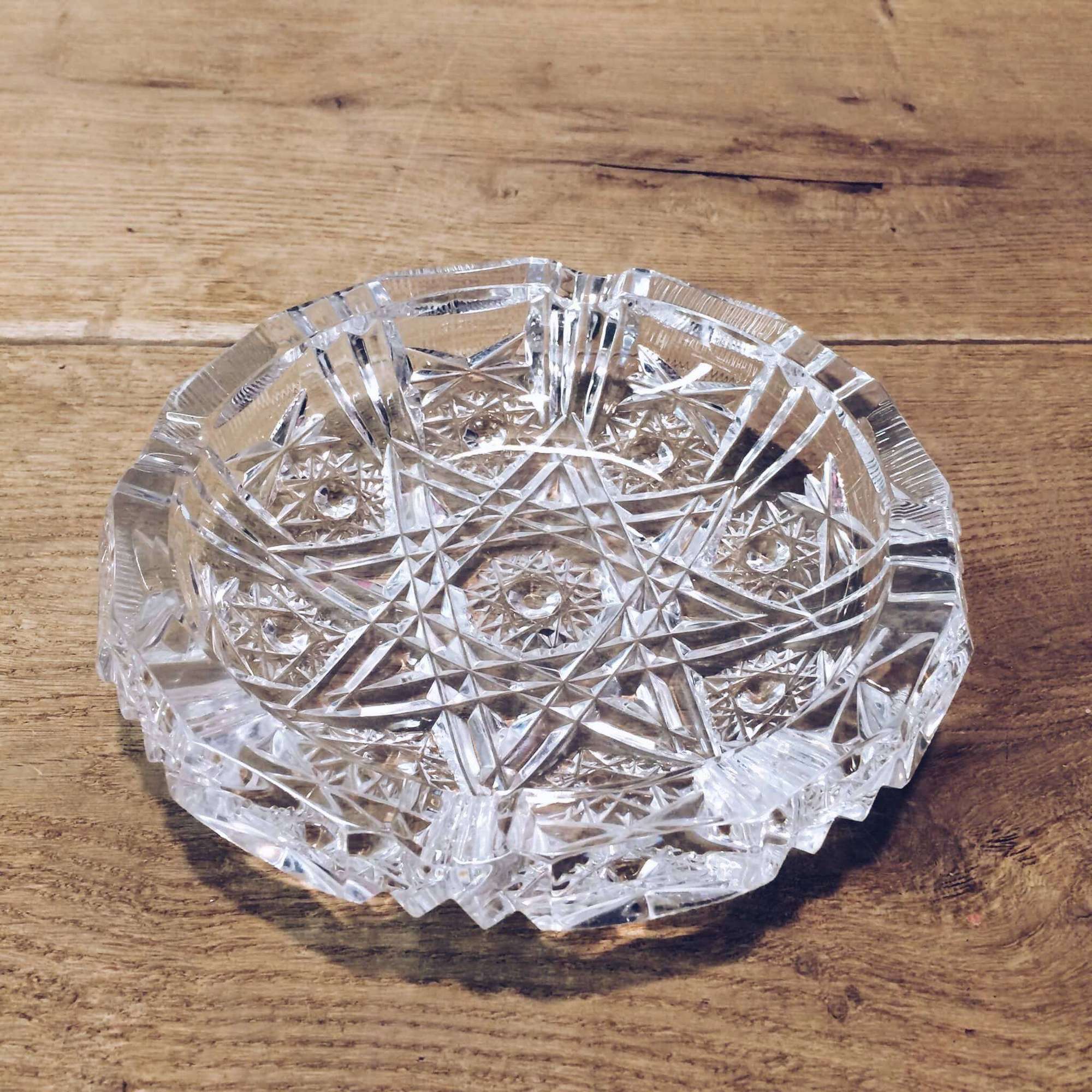 Попільничка кругла кришталь велика