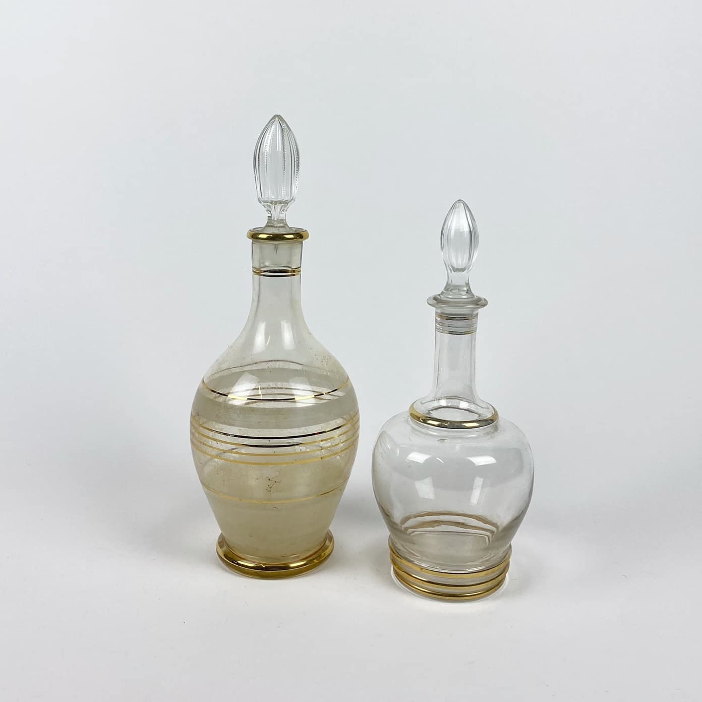 Графин скло/золотий декор вінтаж KF-032