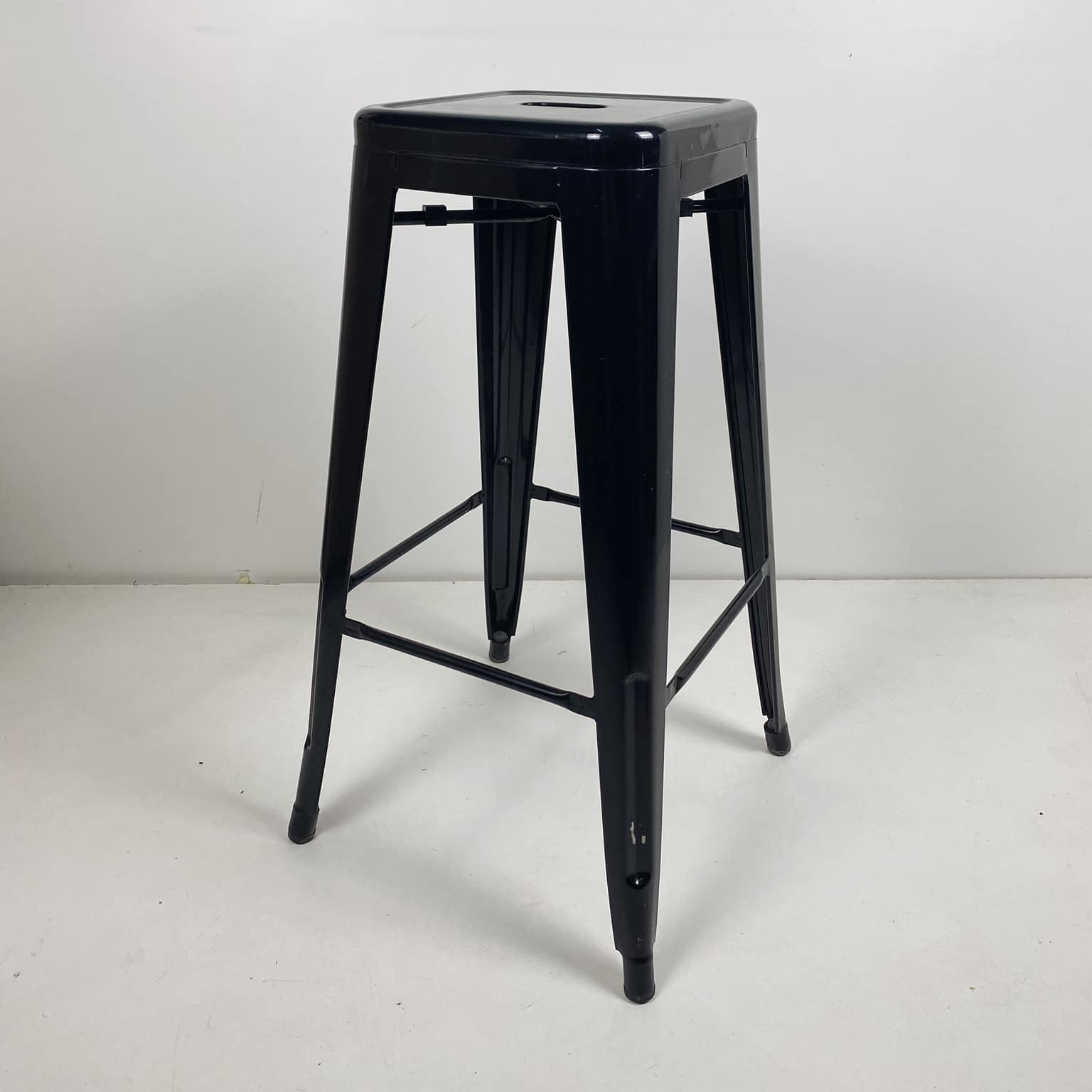 Стілець-табурет барний лофт метал чорний ST-112