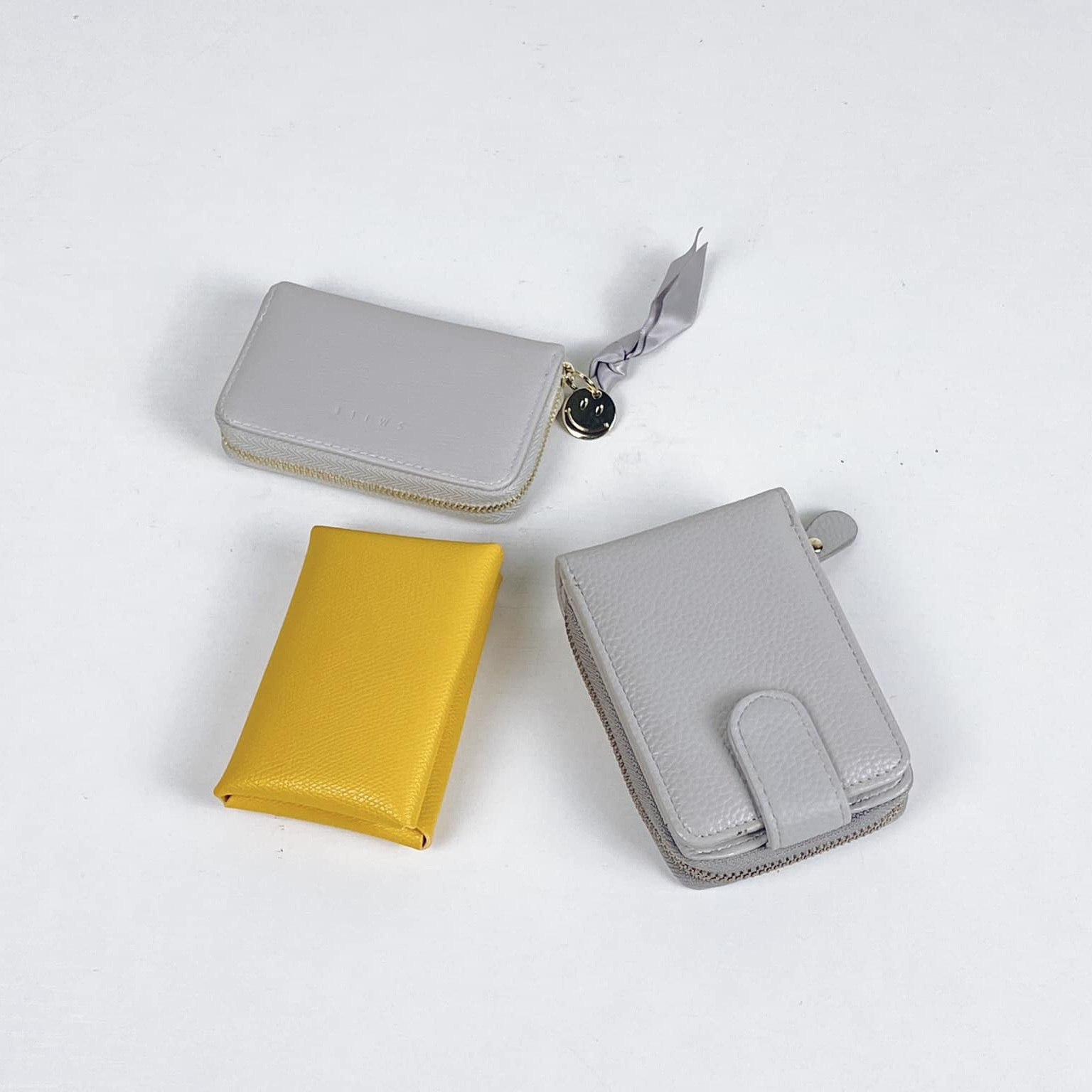 Гаманець сірий/жовтий MB-082